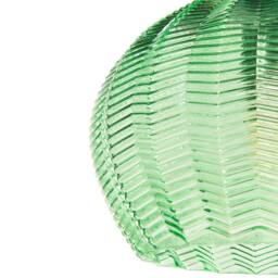 Wyld and Coco Home Pendant Lamp - Bell-Shaped Green Glass Retro Lighting - thumbnail 6