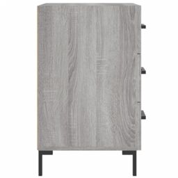 Berkfield Home Bedside Cabinet Grey Sonoma 40x40x66 cm Engineered Wood - Size: 40 x 40 x 66 cm - thumbnail 6