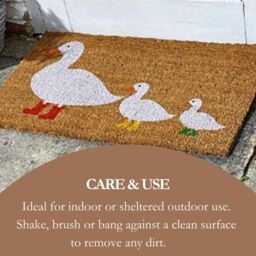 Marco Paul Tan Coir Duck Family Nonslip Doormat 45cmx75cm - Size: 60 x 90 cm - thumbnail 5