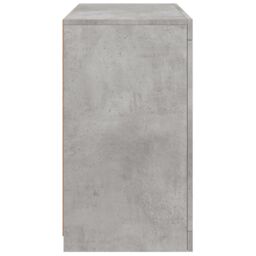 Berkfield Home Sideboard with LED Lights Concrete Grey 60.5x37x67 cm - thumbnail 8