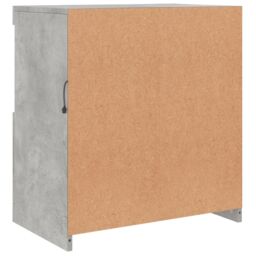 Berkfield Home Sideboard with LED Lights Concrete Grey 60.5x37x67 cm - thumbnail 9