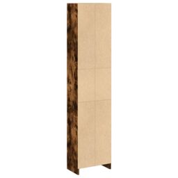 Berkfield Home Bookcase Smoked Oak 40x24x176 cm Engineered Wood in Brown - Size: 40 x 24 x 176 cm - thumbnail 6