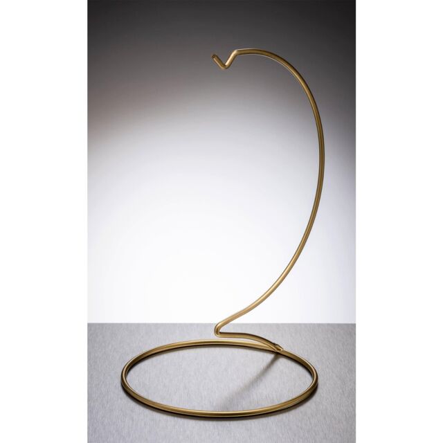 Sienna Glass Gold Metal Ornament Stand Large - image 1