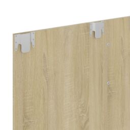 Berkfield Home Wall TV Cabinet Sonoma Oak 120x23.5x90 cm Engineered Wood in Brown - thumbnail 6