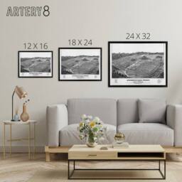 "Artery8 Ransom US Civil War Andersonville Prison Framed Canvas Wall Art Print in Grey - Size: W12"" x H16""" - thumbnail 4