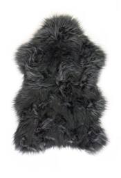 New Edge Blinds Premium Luxury Faux Fur Rug, 50cm x 80cm in Black - Size: 50 cm x 80 cm - thumbnail 2