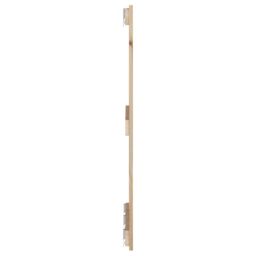 Berkfield Home Wall Headboard 185x3x90 cm Solid Wood Pine in Brown - Size: 185 x 3 x 90 cm - thumbnail 5