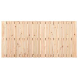Berkfield Home Wall Headboard 185x3x90 cm Solid Wood Pine in Brown - Size: 185 x 3 x 90 cm - thumbnail 4