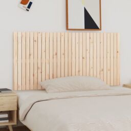 Berkfield Home Wall Headboard 185x3x90 cm Solid Wood Pine in Brown - Size: 185 x 3 x 90 cm