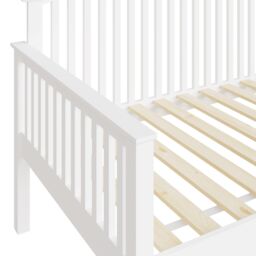 GFW Madrid Wooden Day Bed in White - Size: Single - thumbnail 5