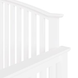GFW Madrid Wooden Day Bed in White - Size: Single - thumbnail 6