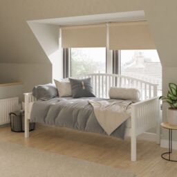 GFW Madrid Wooden Day Bed in White - Size: Single - thumbnail 1