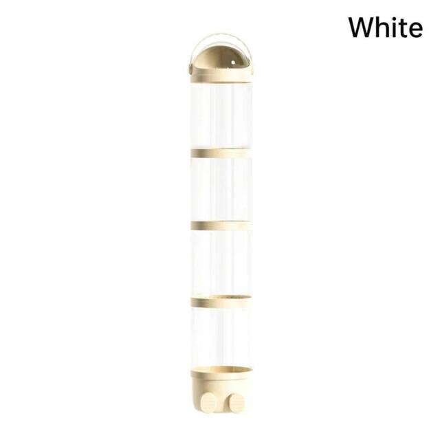 FLAVORA White 162cm Adjustable Transparent Toy Storage Tube - Size: 0.6m2 - image 1
