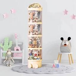 FLAVORA White 162cm Adjustable Transparent Toy Storage Tube - Size: 0.6m2 - thumbnail 2