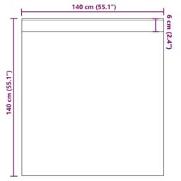 Berkfield Home Voile Curtains with Rod Pockets 2 pcs Brown - thumbnail 9