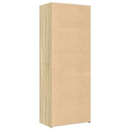 Berkfield Home Highboard Sonoma Oak 70x41x185 cm Engineered Wood in Brown - Size: 70 x 41 x 185 cm - thumbnail 6