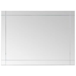 Berkfield Home Wall Mirror 60x50 cm Glass in Silver - thumbnail 2