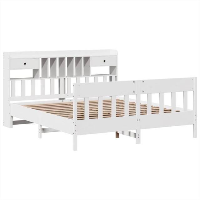 Berkfield Home Decorative Bed Frame without Mattress White 180x200 cm Super King - image 1