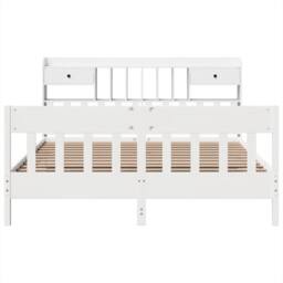 Berkfield Home Decorative Bed Frame without Mattress White 180x200 cm Super King - thumbnail 4