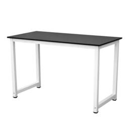 VOGREX Black 120x60cm Simple Computer Desk Home Office Writing Table - Size: 120x60 cm - thumbnail 4