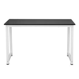 VOGREX Black 120x60cm Simple Computer Desk Home Office Writing Table - Size: 120x60 cm - thumbnail 2