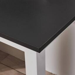 VOGREX Black 120x60cm Simple Computer Desk Home Office Writing Table - Size: 120x60 cm - thumbnail 3