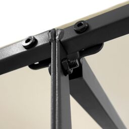 Berkfield Home Canopy Cream 4x3 m 180 g/m ² Fabric & Steel in Beige - thumbnail 5