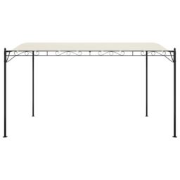 Berkfield Home Canopy Cream 4x3 m 180 g/m ² Fabric & Steel in Beige - thumbnail 3