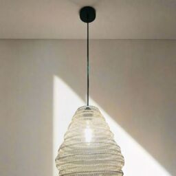 CGC Lighting 'Casablanca' Medium Silver Mesh Morrocan Metal Ceiling Pendant Light - thumbnail 5