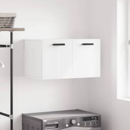 Berkfield Home Wall Cabinet High Gloss White 60x36.5x35 cm Engineered Wood - thumbnail 2