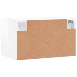 Berkfield Home Wall Cabinet High Gloss White 60x36.5x35 cm Engineered Wood - thumbnail 8