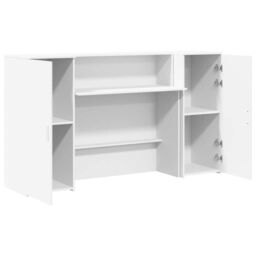 Berkfield Home Reception Desk White 180x50x103.5 cm Engineered Wood - thumbnail 6