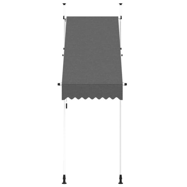 Berkfield Home Manual Retractable Awning 100 cm Anthracite in Charcoal - image 1
