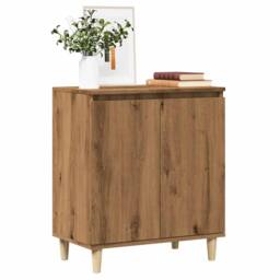 Berkfield Home Sideboard Artisan Oak 60x35x70 cm Engineered Wood in Brown - Size: 60 x 35 x 70 cm - thumbnail 1