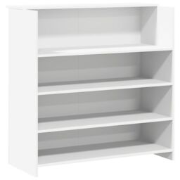 Berkfield Home Reception Desk White 180x50x103.5 cm Engineered Wood - thumbnail 8