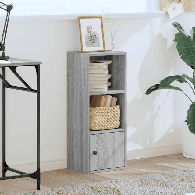 Berkfield Home Durable Bookcase Grey Sonoma 31x24x77 cm Engineered Wood - Size: 31 x 24 x 77 cm - image 1