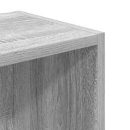 Berkfield Home Durable Bookcase Grey Sonoma 31x24x77 cm Engineered Wood - Size: 31 x 24 x 77 cm - thumbnail 9