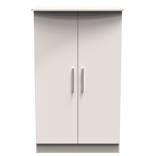 Ready Assembled 2 U Windsor 2 Door Midi Wardrobe (Ready Assembled) in Taupe - image 1