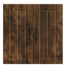 Berkfield Home Kitchen Wall Cabinet Lucca Smoked Oak Engineered Wood in Brown - thumbnail 5