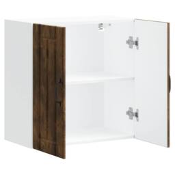 Berkfield Home Kitchen Wall Cabinet Lucca Smoked Oak Engineered Wood in Brown - thumbnail 6