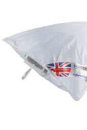 Homescapes Goose Feather & Down Camomile Pillow with Dried Camomile Insert in White - thumbnail 2