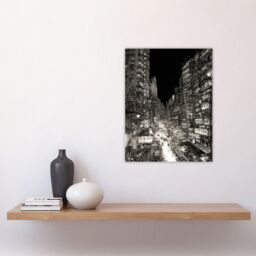"Artery8 Downtown Tokyo Sketch Cityscape Pen & Ink Drawing Japan Black White Unframed Wall Art Print Poster Home Decor Premium - Size: W12"" x H16""" - thumbnail 4