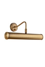 Netlighting Turner 2 Light Picture Wall LightAntique Brass E14 in Gold