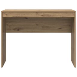 Berkfield Home Writing Desk Artisan oak Engineered wood 100 x 40 x 76 cm in Brown - thumbnail 4