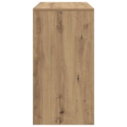 Berkfield Home Writing Desk Artisan oak Engineered wood 100 x 40 x 76 cm in Brown - thumbnail 5