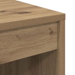 Berkfield Home Writing Desk Artisan oak Engineered wood 100 x 40 x 76 cm in Brown - thumbnail 7