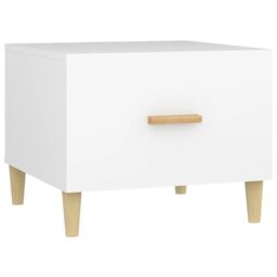 Berkfield Home Coffee Tables 2 pcs White 50x50x40 cm Engineered Wood - Size: 50 x 50 x 40 cm - thumbnail 6