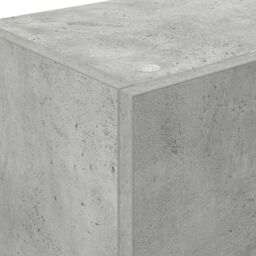 Berkfield Home Kitchen Cabinet Concrete Grey 35x50x180 cm Engineered Wood - Size: 35 x 50 x 180 cm - thumbnail 9