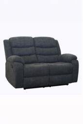 More4Homes Boston Manual Recliner Fabric 1+3 Seater Sofa Set in Grey - thumbnail 4