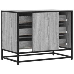 Berkfield Home Drawer Cabinet Grey Sonoma 70x41x56 cm Engineered Wood - Size: 70 x 41 x 56 cm - thumbnail 7